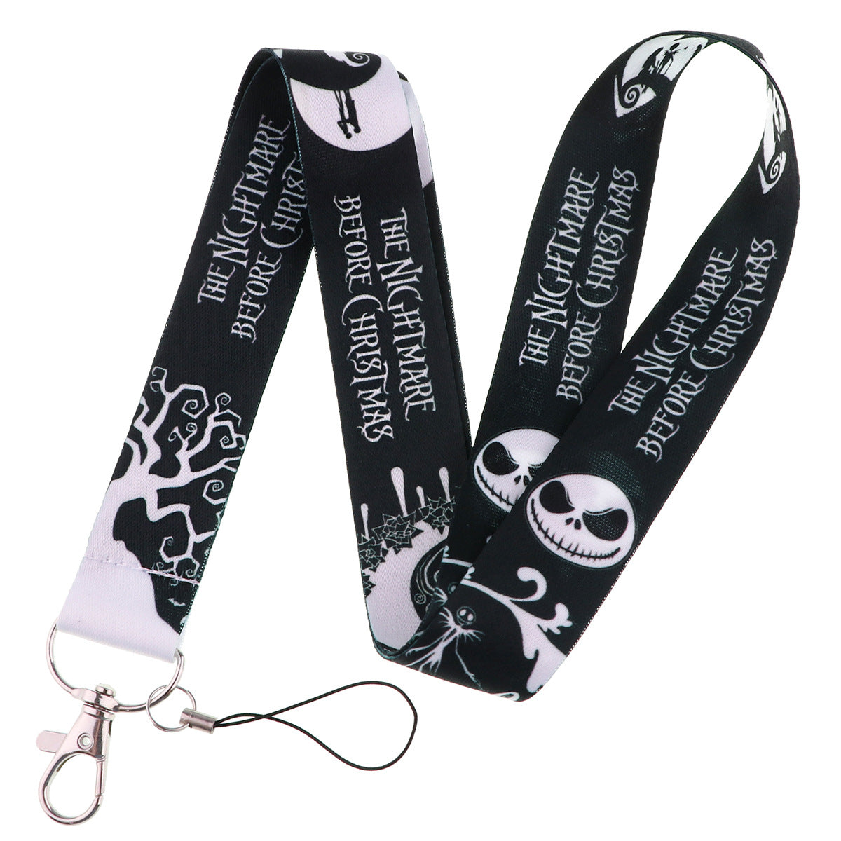 Spooky Halloween Funny Christmas Phone Strap ID Card Holder Work Badge Student Card Lanyard